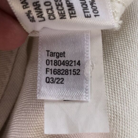 A New Day Womens Ivory Cuffed hem Pants size 14 - Picture 11 of 13